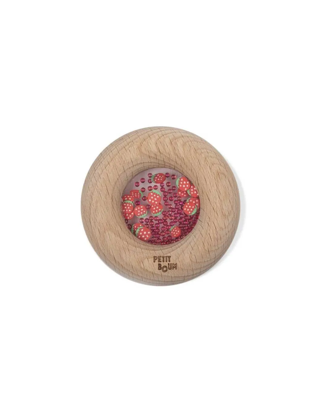 Hochet sensoriel fraise - Petit Boum