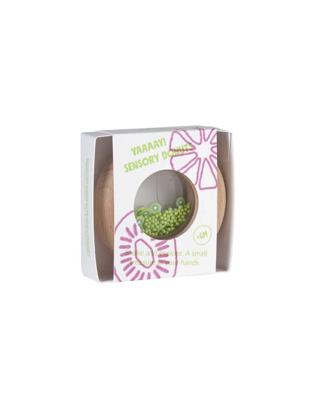 Hochet sensoriel kiwi - Petit Boum