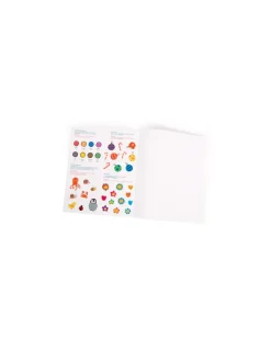 Imagier à colorier et stickers Les Popipop - Moulin Roty