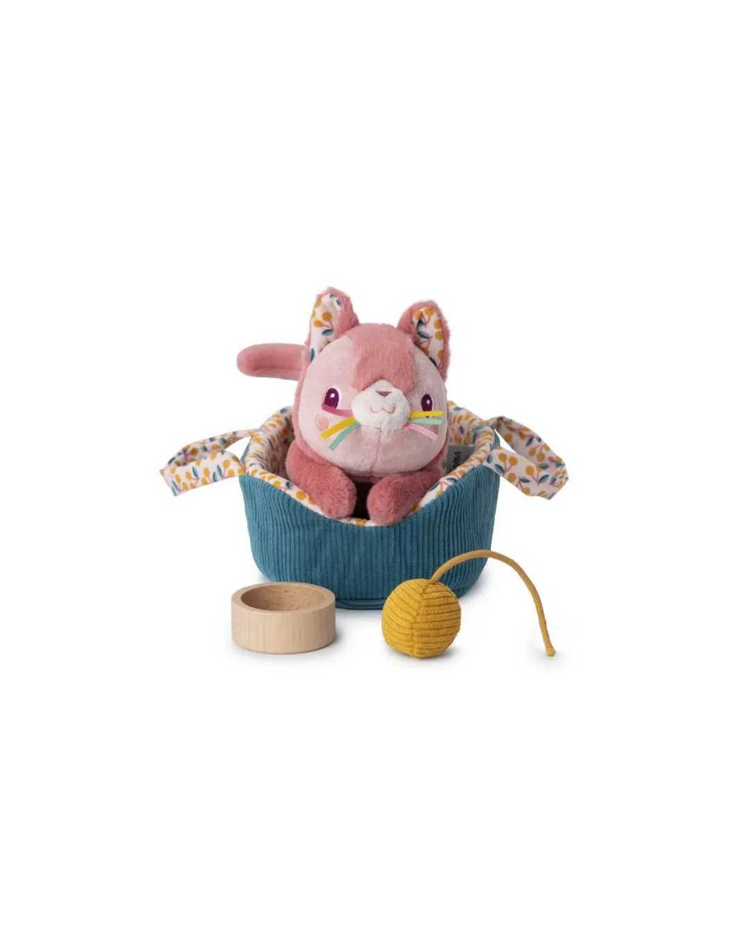Jeanne le chat et son panier - Lilliputiens