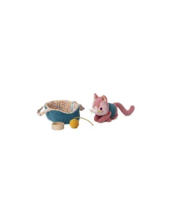 Jeanne le chat et son panier - Lilliputiens