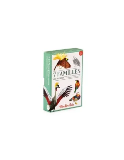 Jeu de 7 familles des espèces Tout autour du monde - Moulin Roty