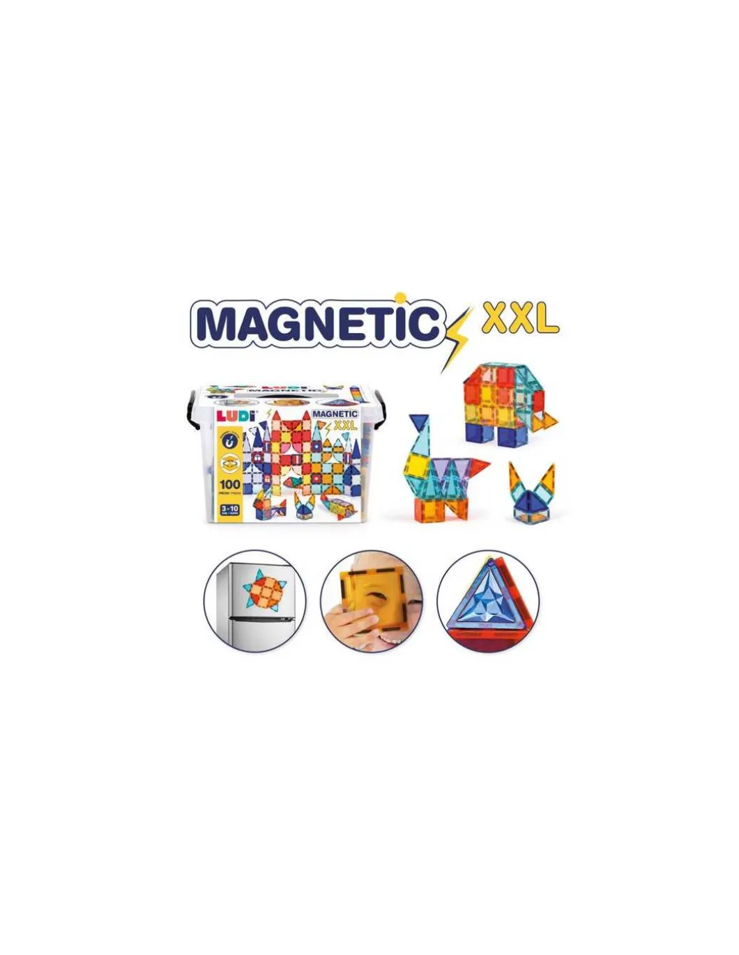 Jeu de construction magnétique XXL - LUDI