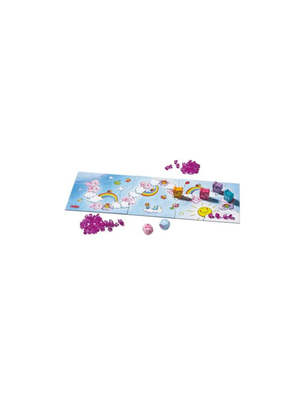 Jeu de course Licornes dans les nuages - Haba