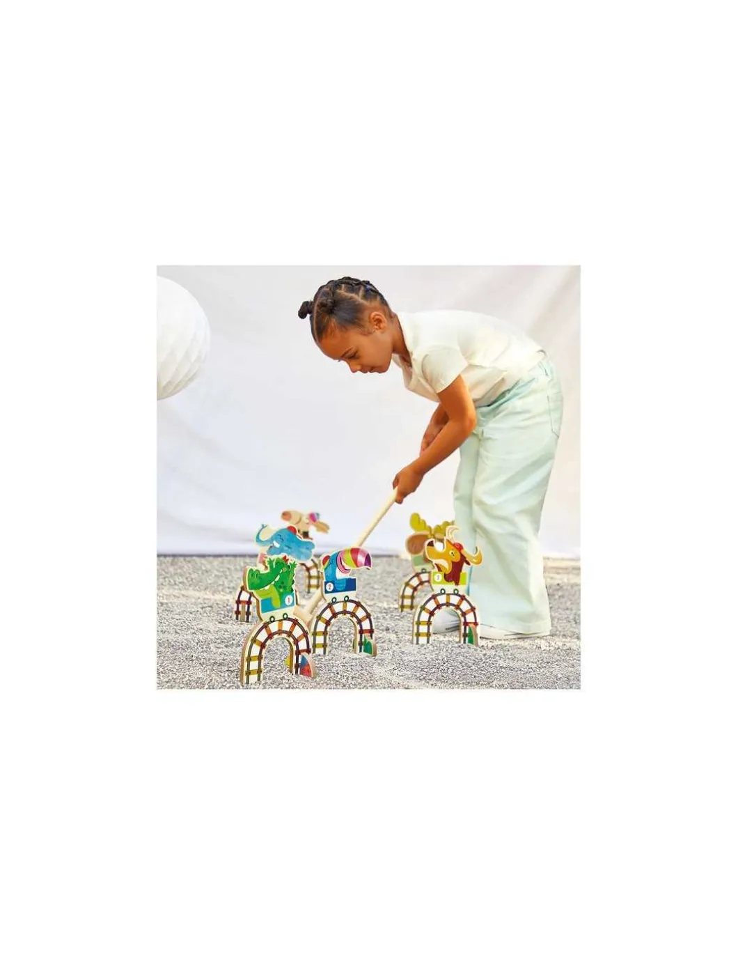 Jeu de croquet Grand huit Applepop - Janod