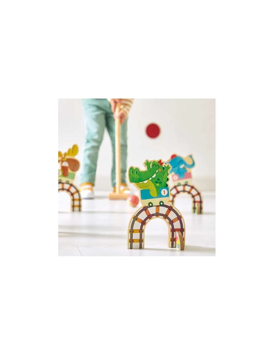 Jeu de croquet Grand huit Applepop - Janod
