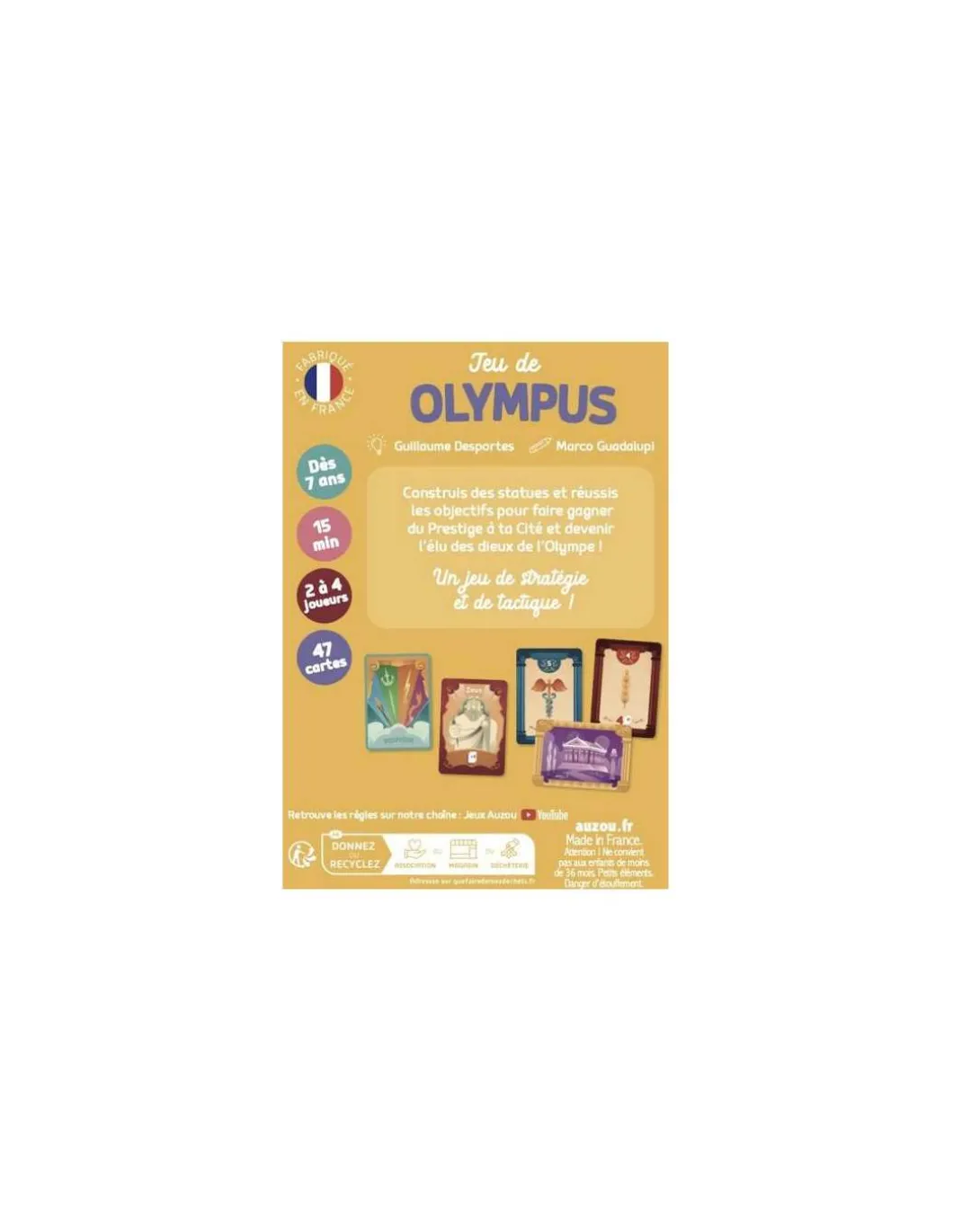 Jeu de Olympus - Auzou