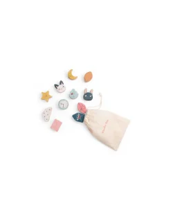 Jeu de perles en bois à enfiler Après la pluie - Moulin Roty