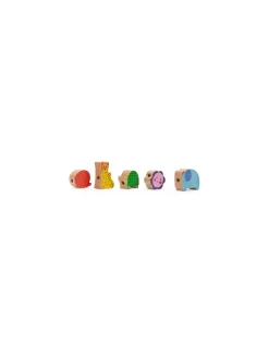 Jeu de perles en bois à enfiler Les toupitis - Moulin Roty