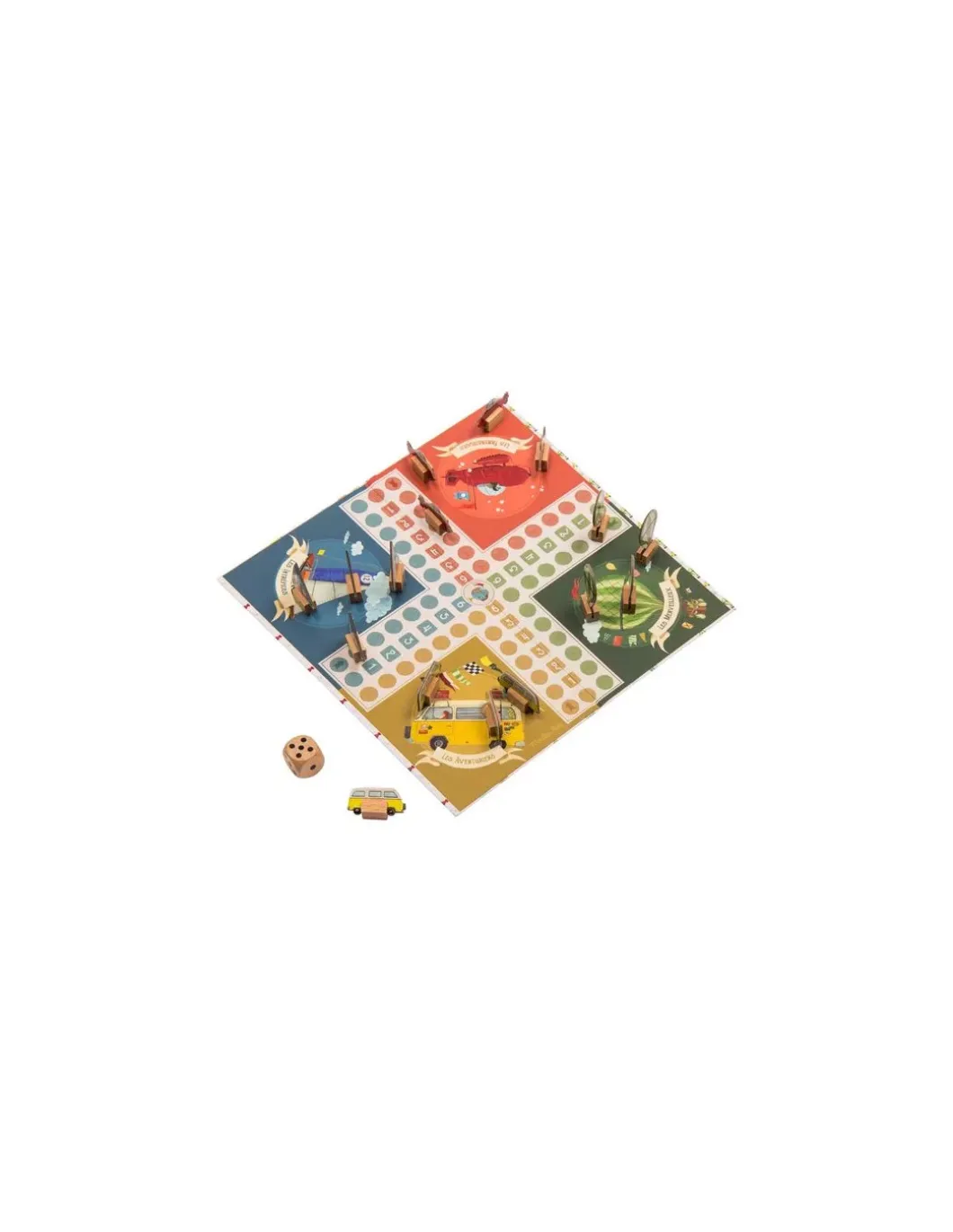 Jeu de petits chevaux Le Jardin du Moulin - Moulin Roty