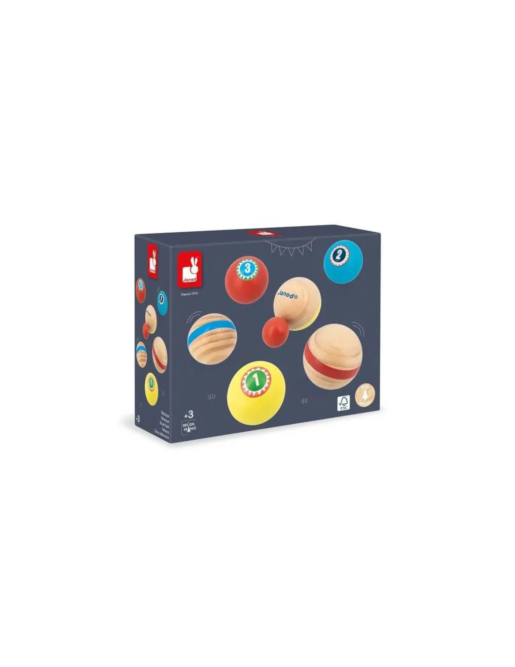 Jeu de pétanque Applepop - Janod