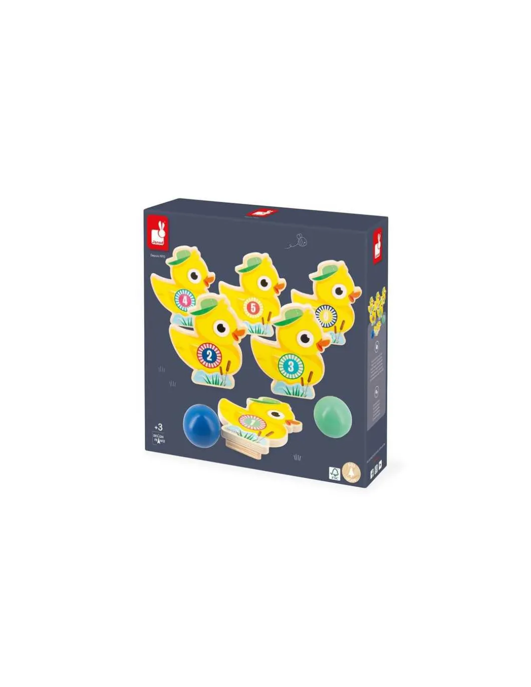 Jeu de quilles Canards Applepop - Janod