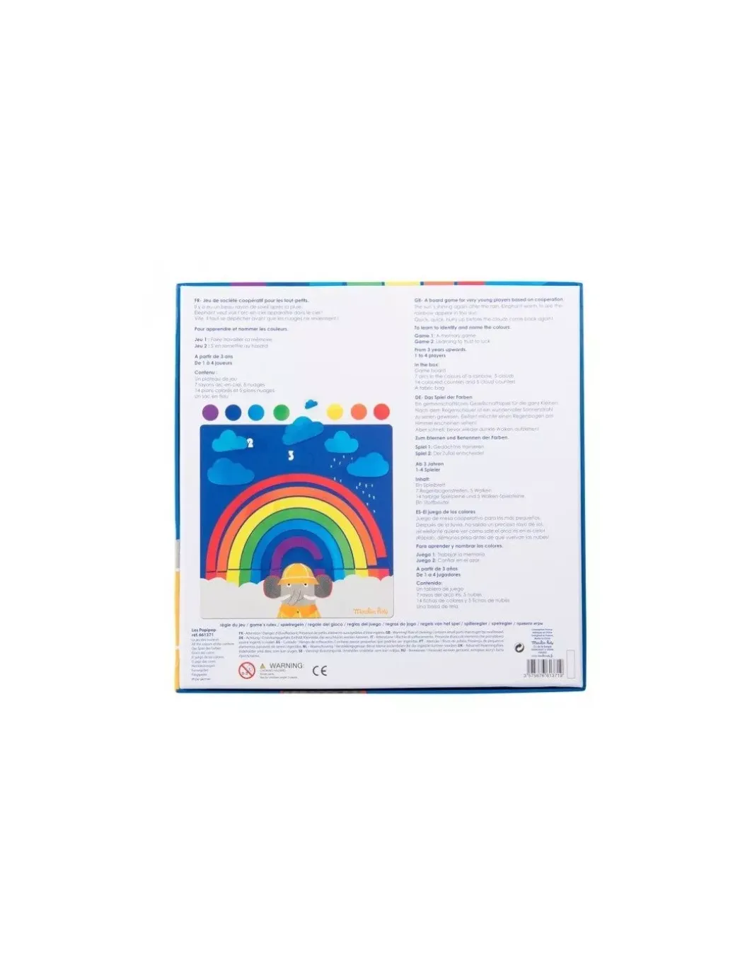 Jeu des couleurs Les Popipop - Moulin Roty