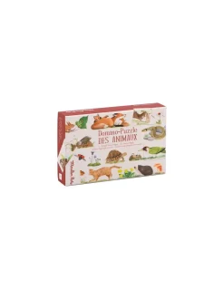 Jeu Domino Puzzle des animaux Le jardin du Moulin - Moulin Roty
