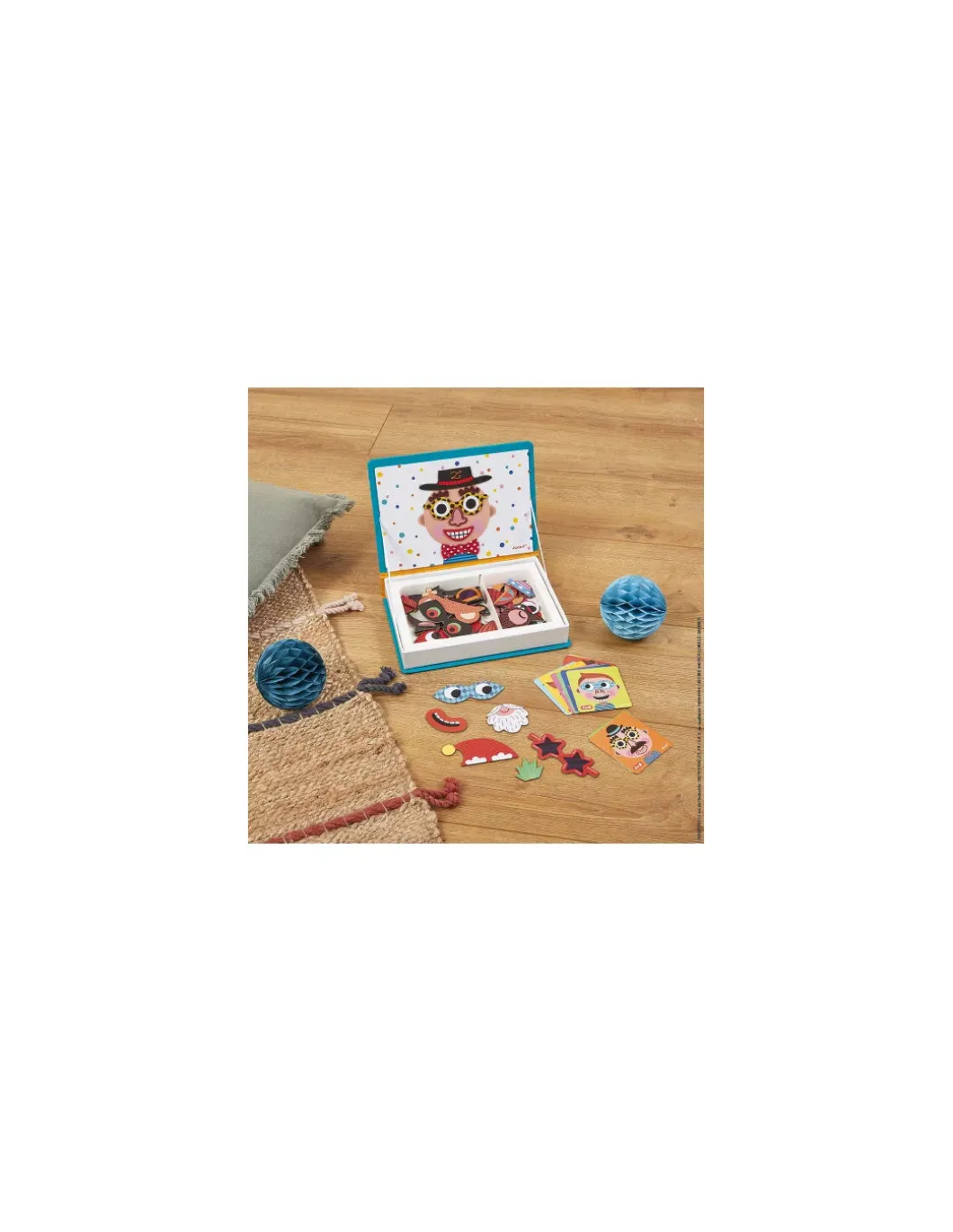 Jeu Magnetibook Crazy face - Janod