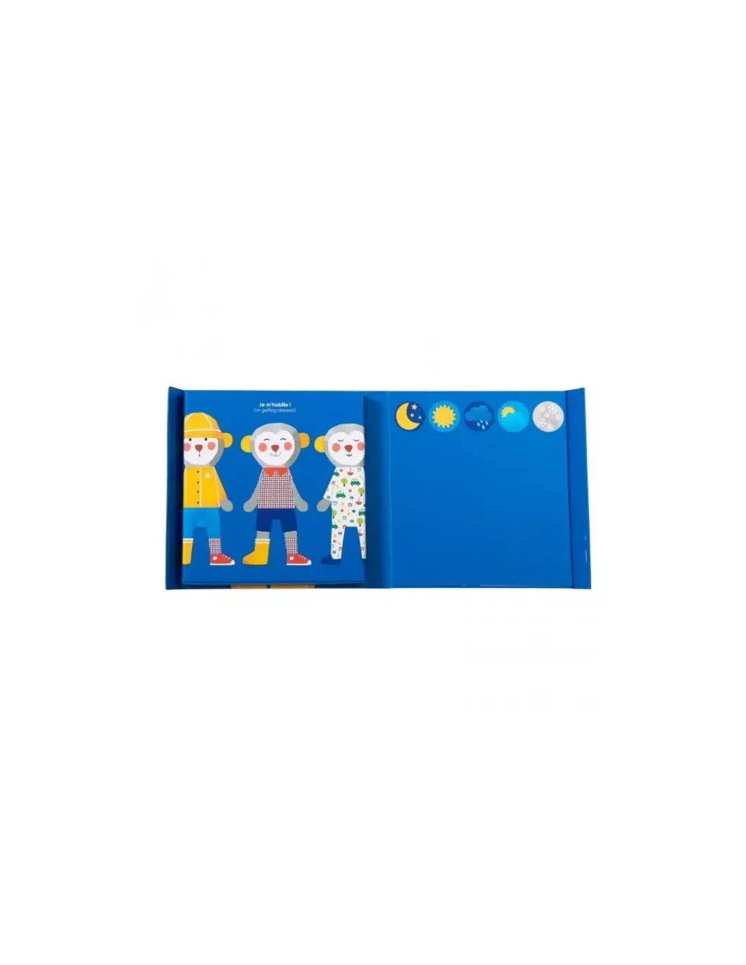Jeu magnétique je m'habille Les Popipop - Moulin Roty