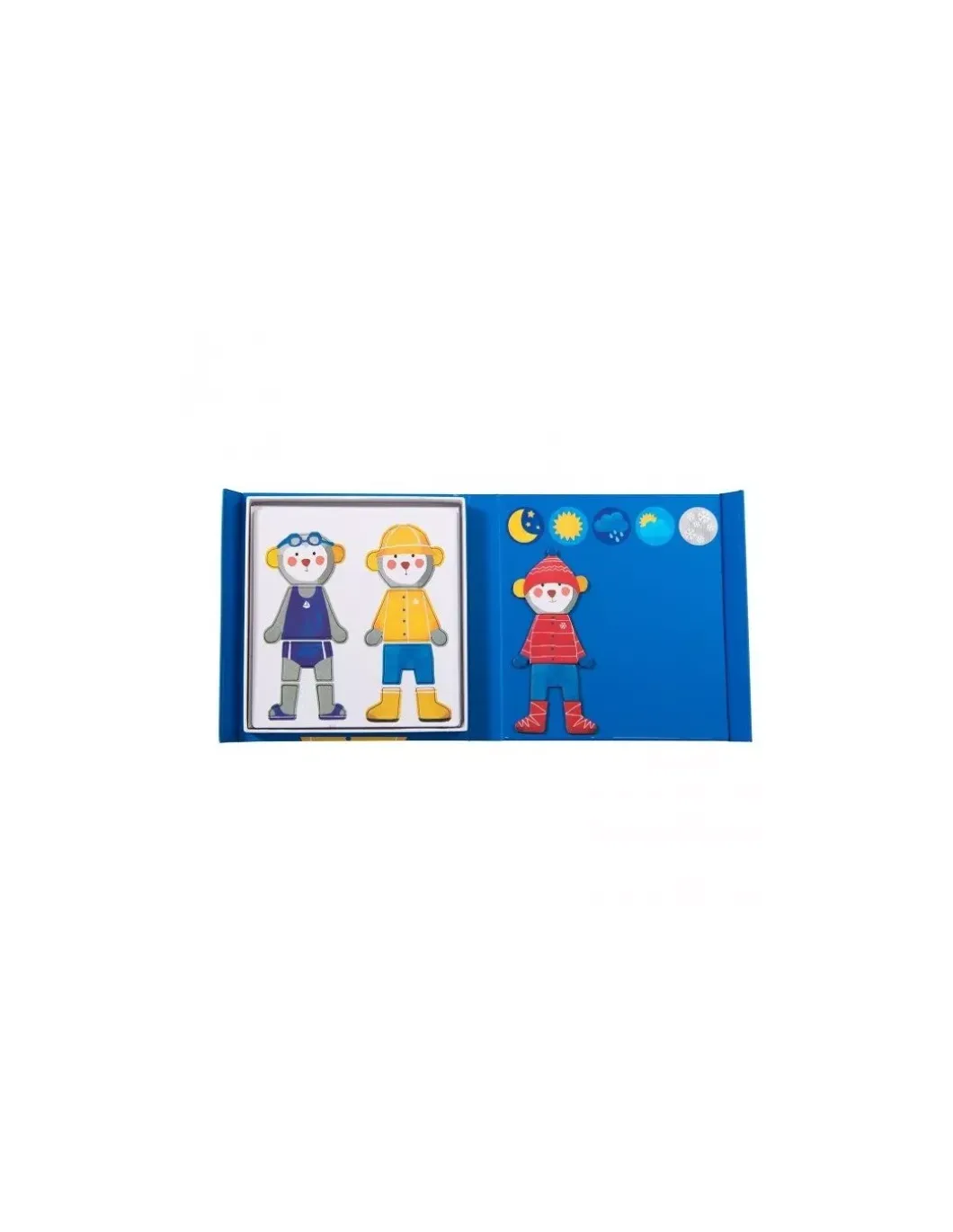 Jeu magnétique je m'habille Les Popipop - Moulin Roty