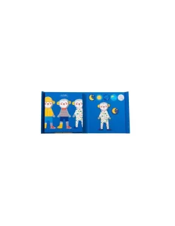 Jeu magnétique je m'habille Les Popipop - Moulin Roty