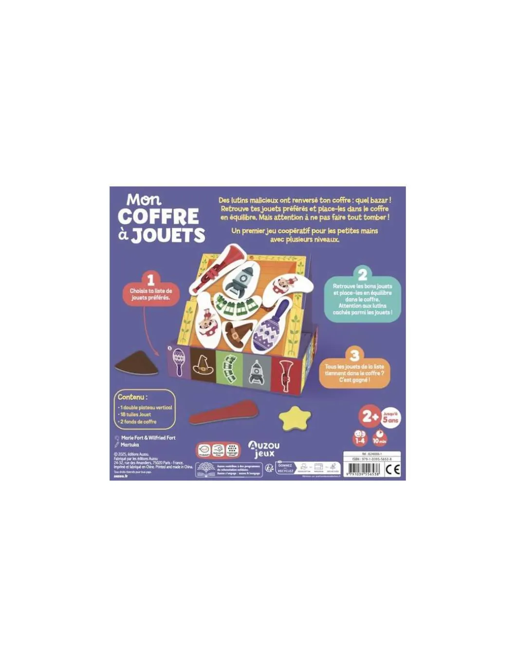Jeu Mon coffret à jouets - Auzou