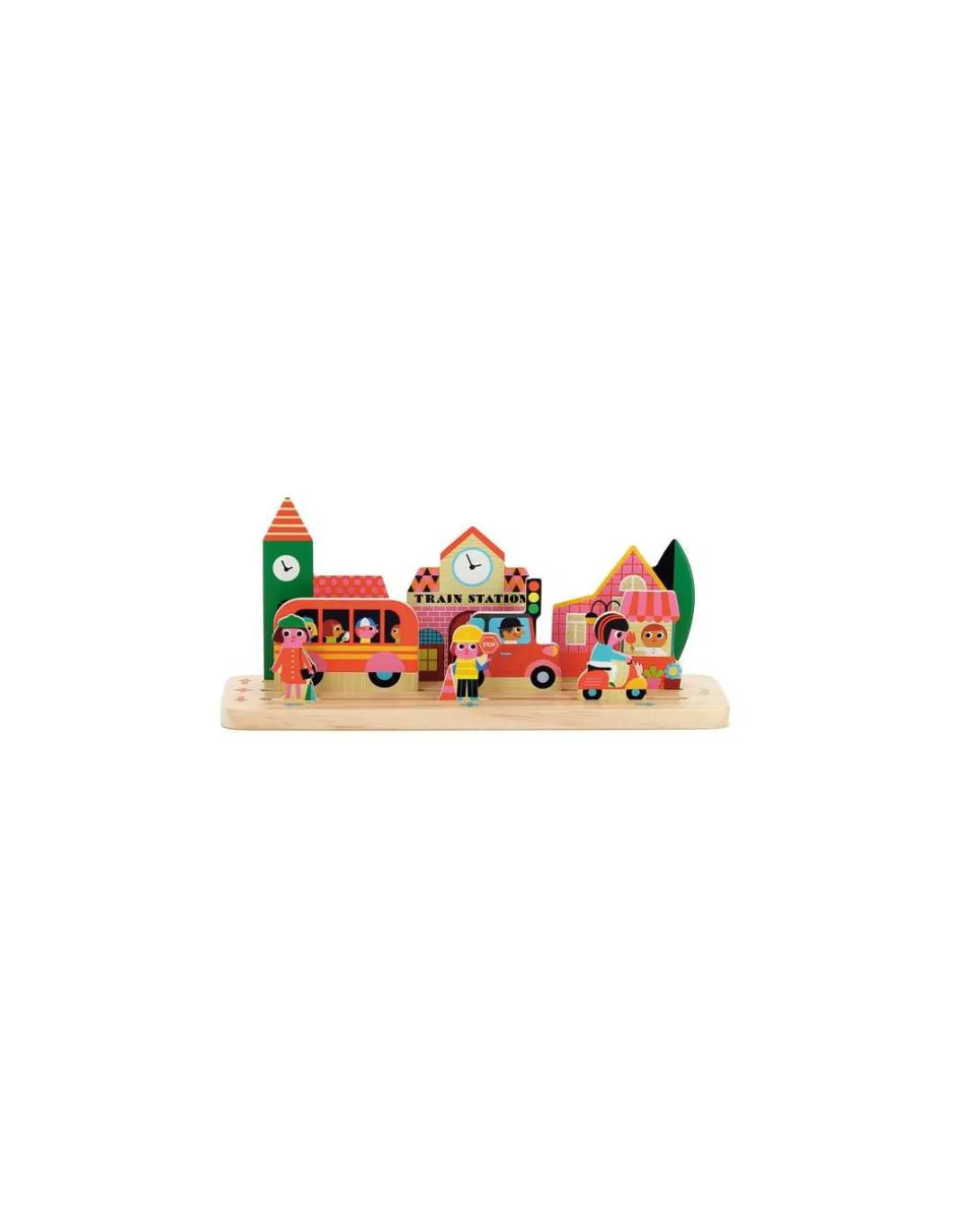 Jeu Oussassplass la ville Ingela P. Arrhenius - Vilac