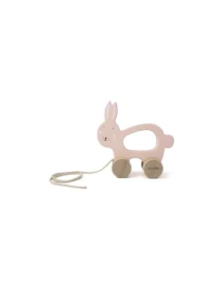 Jouet à tirer en bois Lapin - Trixie