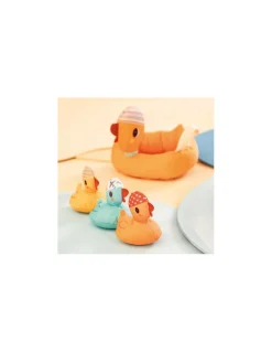 Jouet de bain maman canard et ses canetons aimantés - Lilliputiens