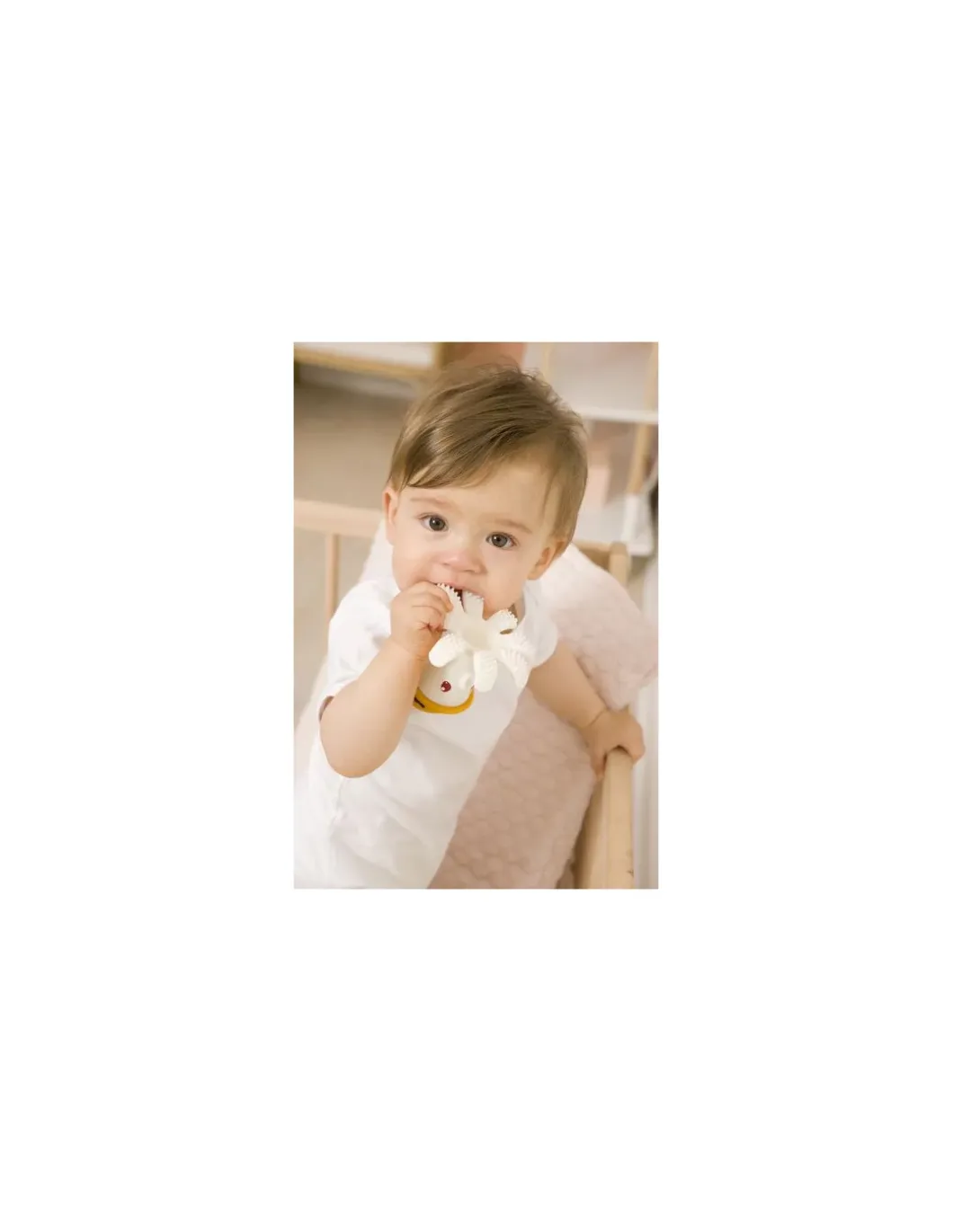 Jouet de dentition Bonnie la pieuvre jaune - BabyToLove