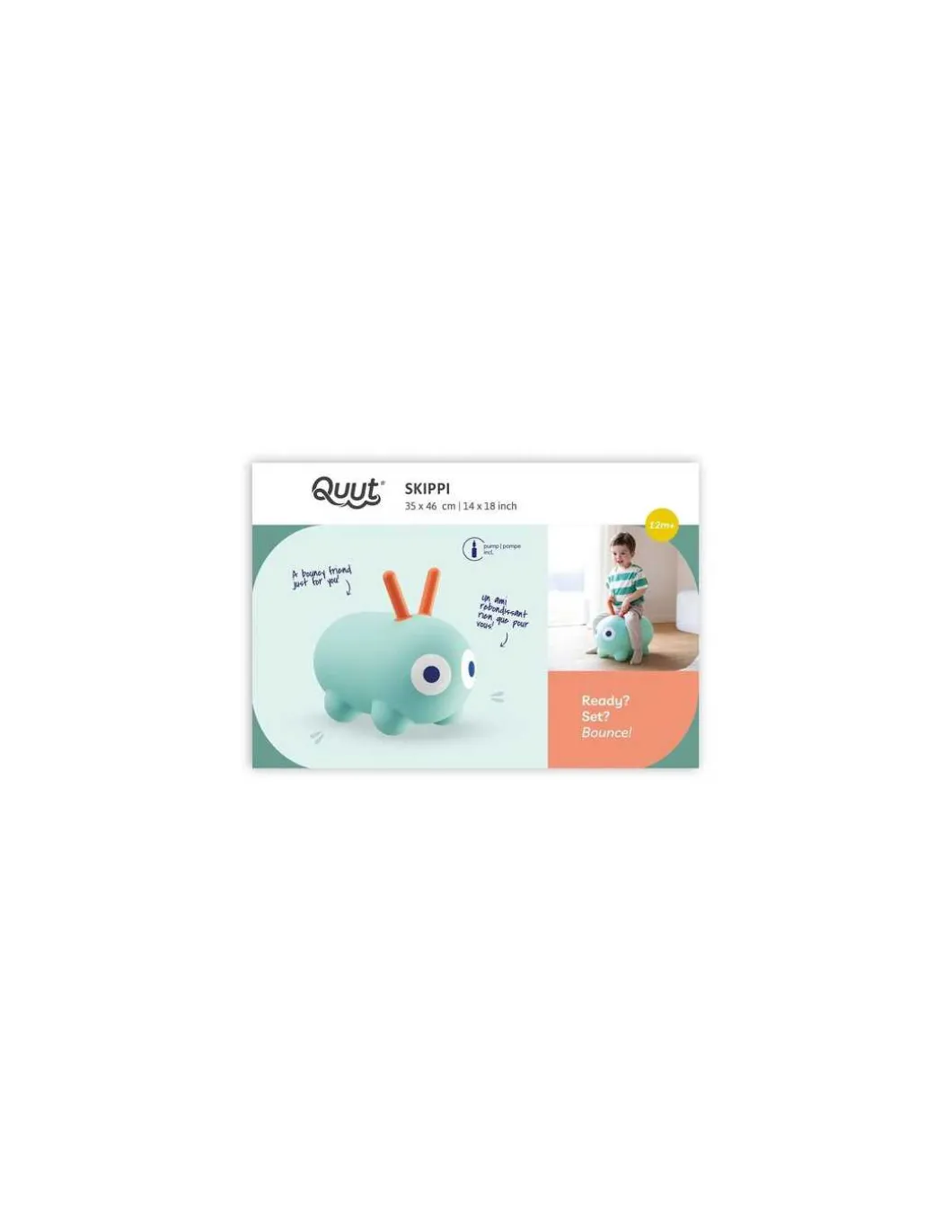 Jouet sauteur Skippi Vert menthe - Quut