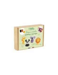 Kit bougies à modeler animaux sauvages - Graine créative