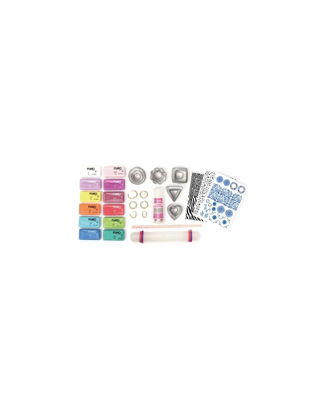 Kit créoles à pampilles en Fimo - Graine Créative