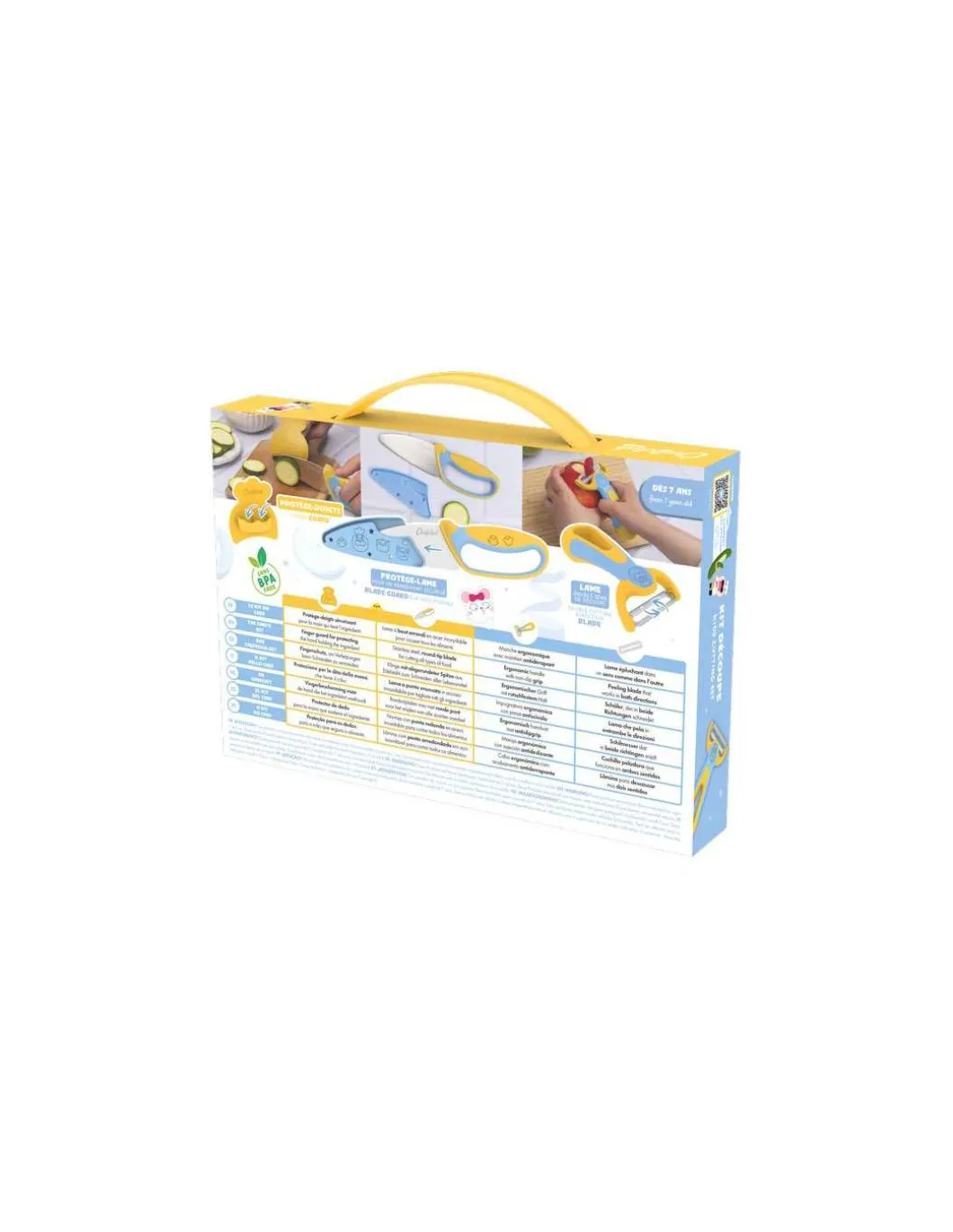 Kit découpe : couteau et éplucheur - Chefclub Kids