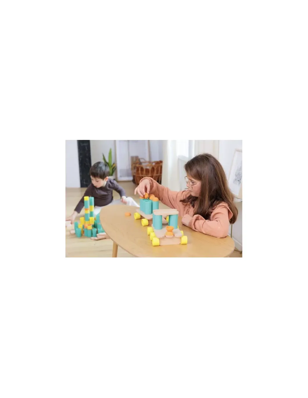 Kit de construction Stix 60 pièces - Oppi