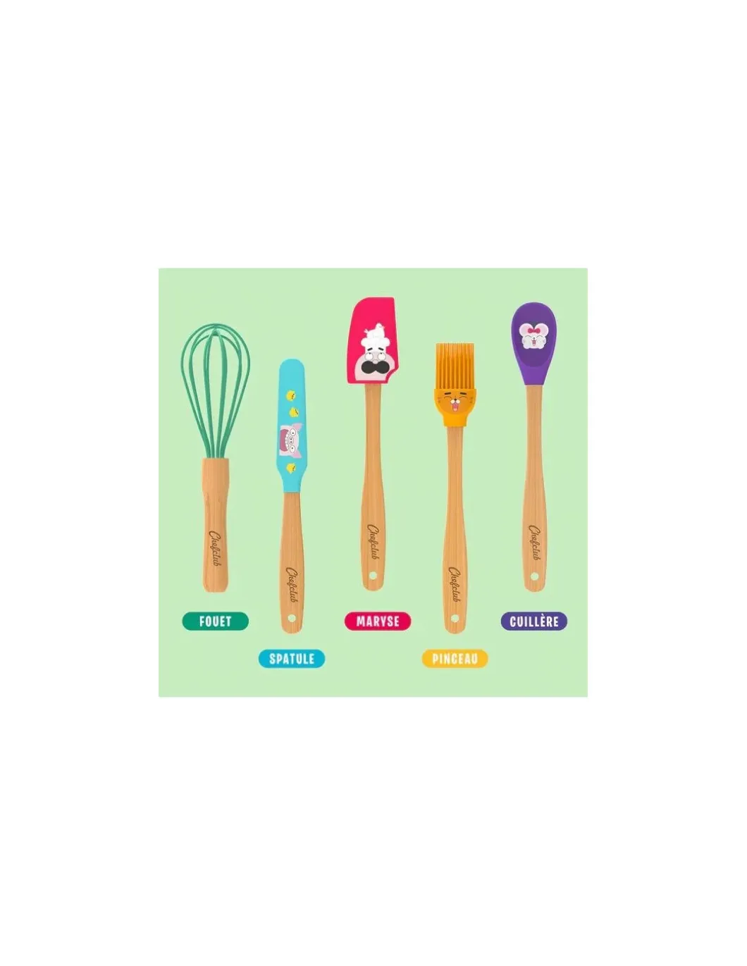 Kit de mini-ustensiles - Chefclub Kids