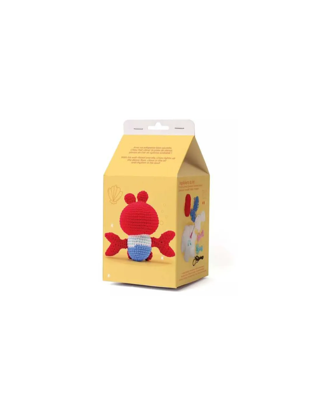 Kit minigurumi Chizu le crabe - Graine créative