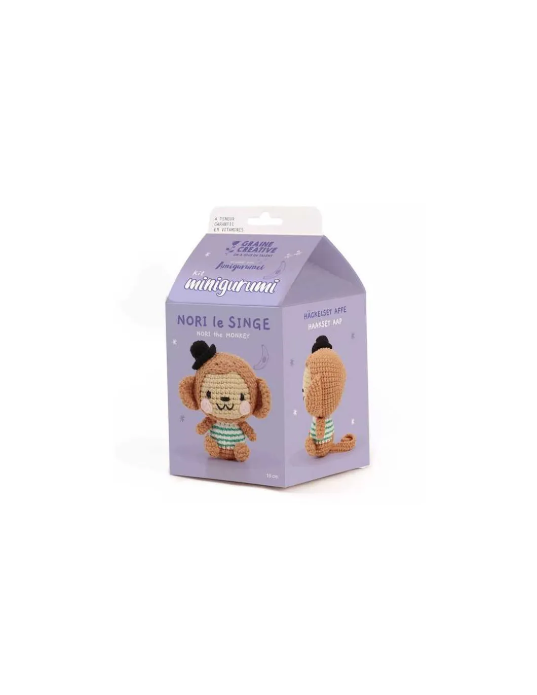 Kit minigurumi Nori le singe - Graine créative