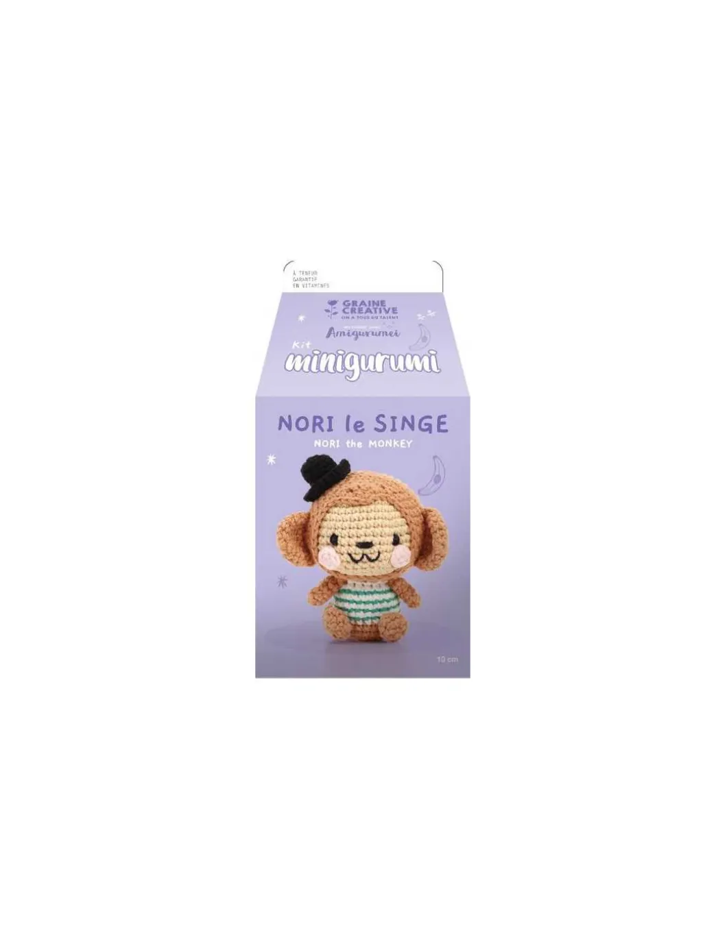 Kit minigurumi Nori le singe - Graine créative