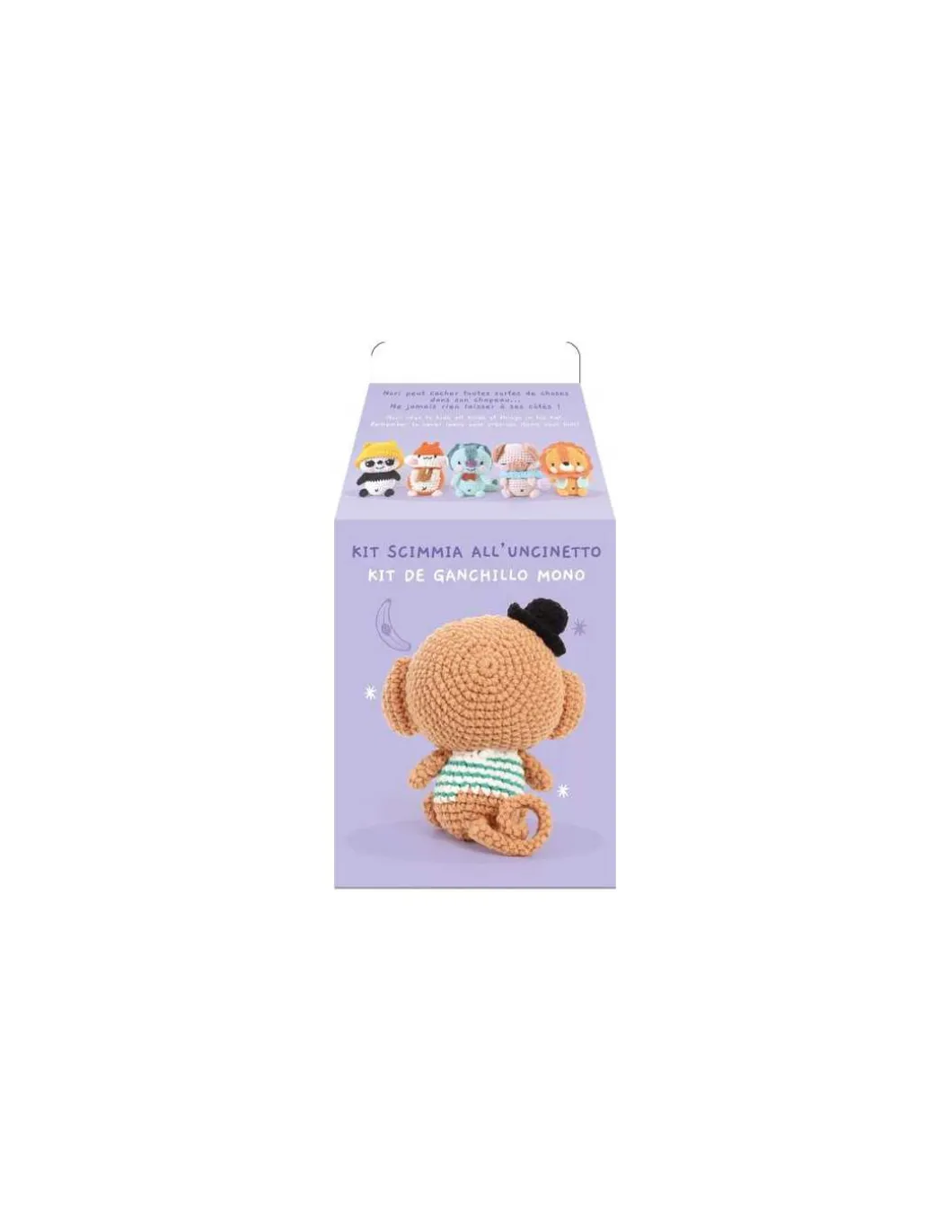 Kit minigurumi Nori le singe - Graine créative