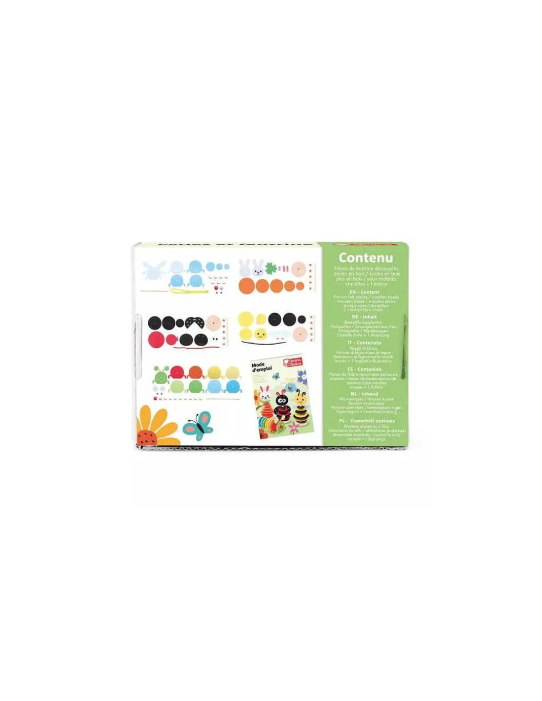 Kit petits insectes perles et feutrine - Graine créative