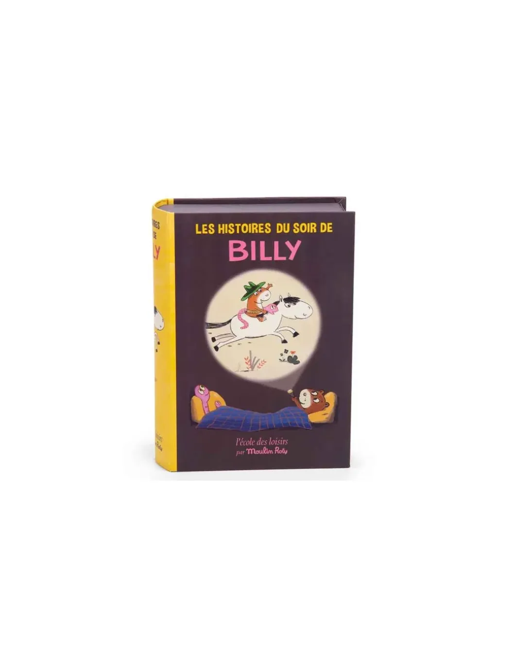Lampe à histoires livre Billy et Jean Claude Ecole des loisirs - Moulin Roty