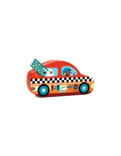 Le bolide puzzle 16 pièces - Djeco