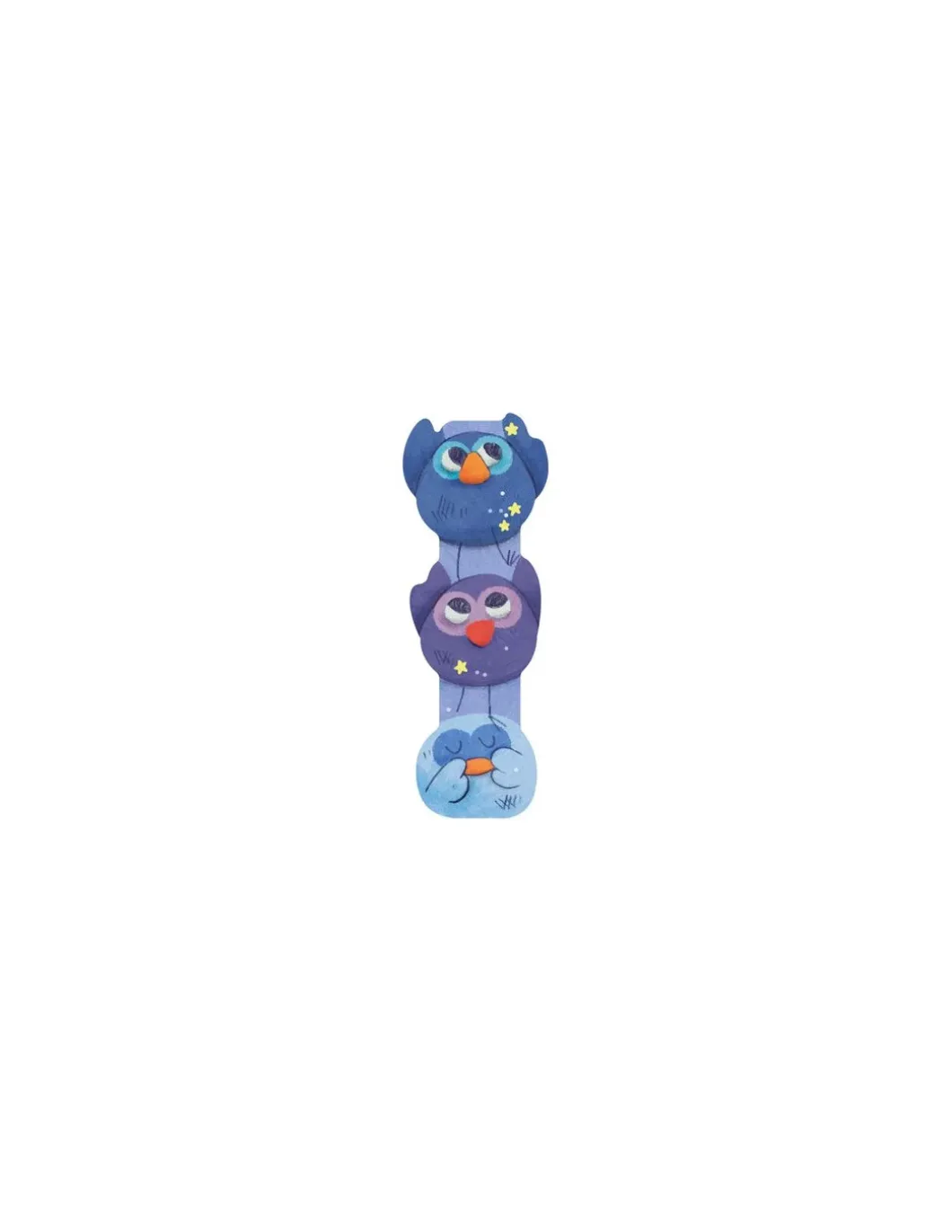 Lettre I bleu en bois - Moulin Roty