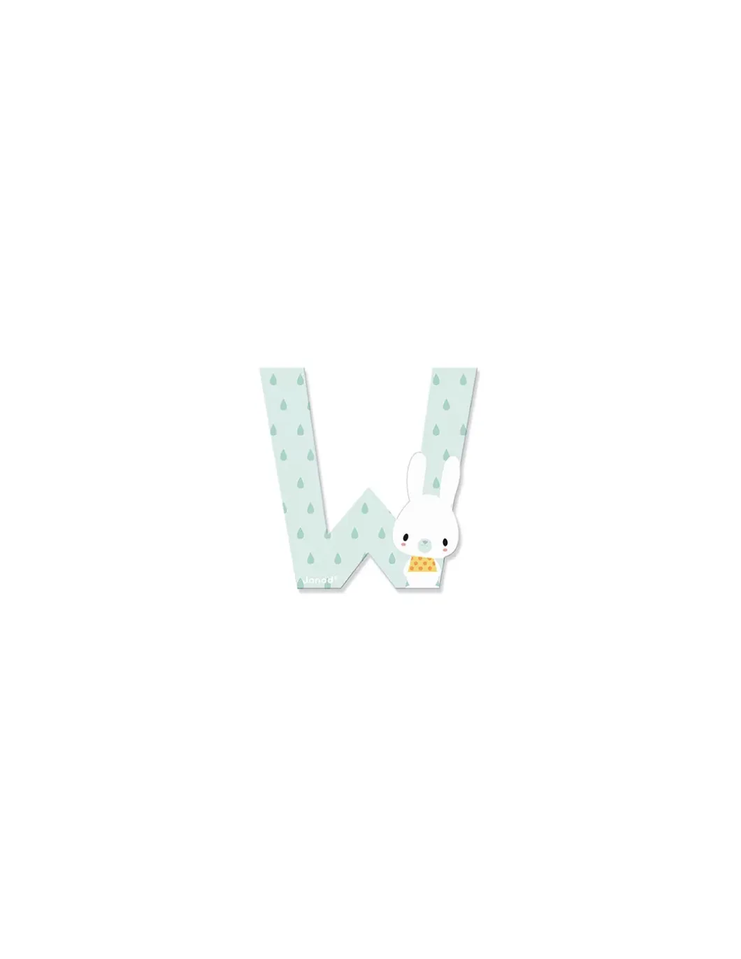 Lettre W en bois Pure - Janod