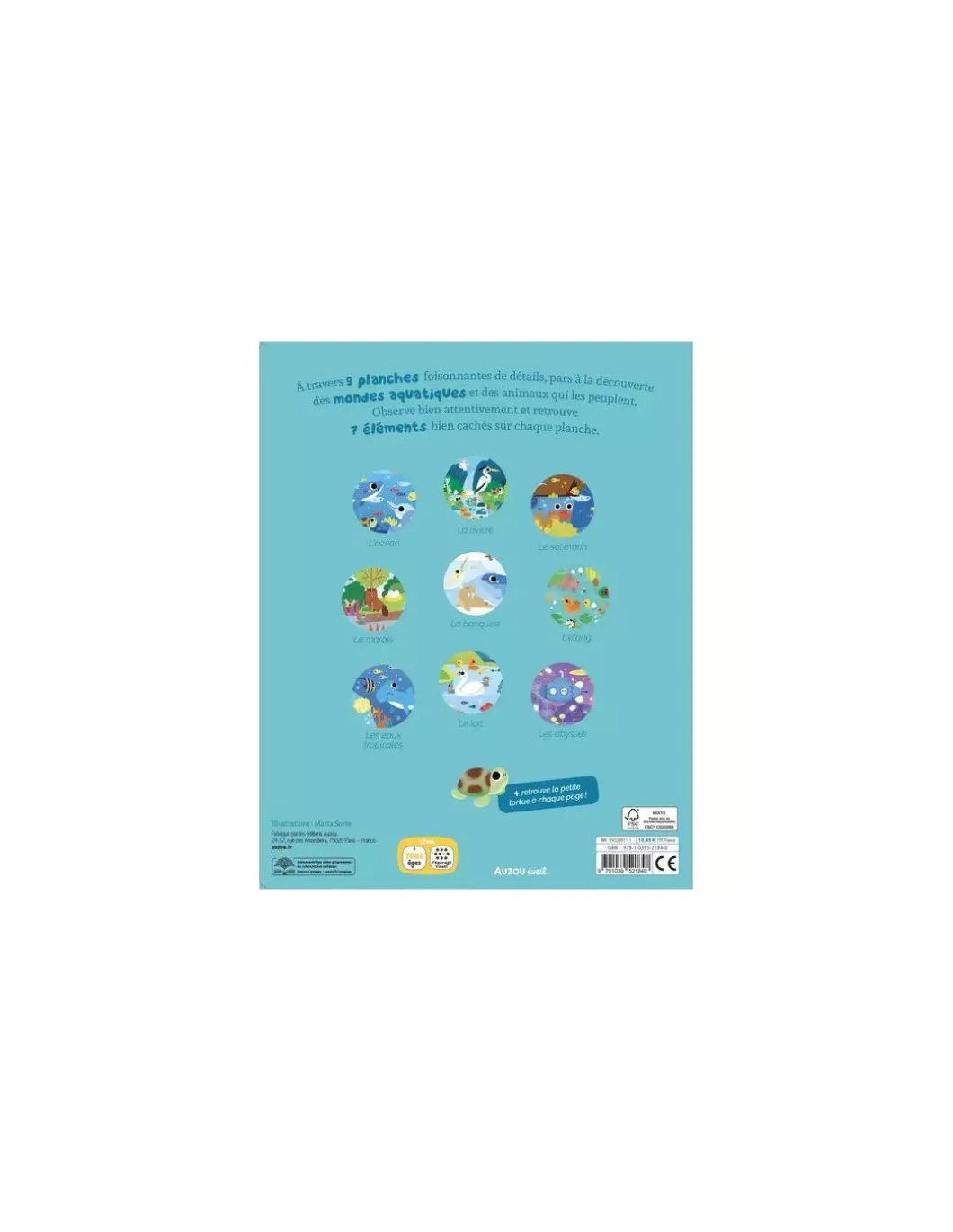 Livre Cherche et trouve des tout-petits Tous à l'eau - Auzou