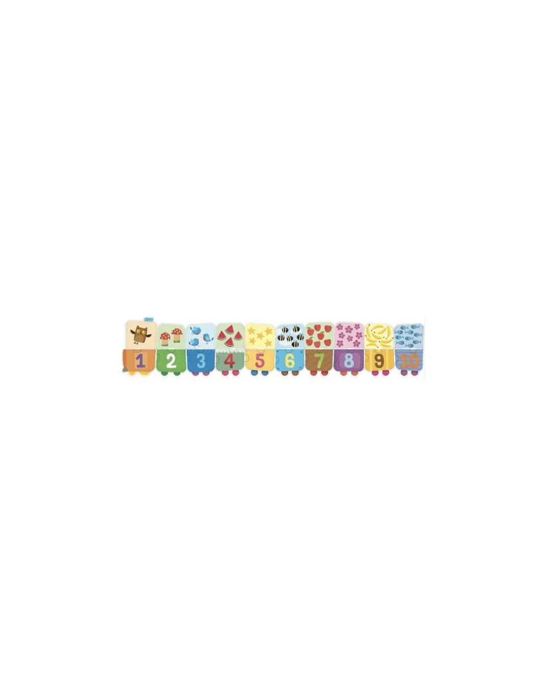 Livre et puzzle Apprends tes premiers chiffres - Sassi