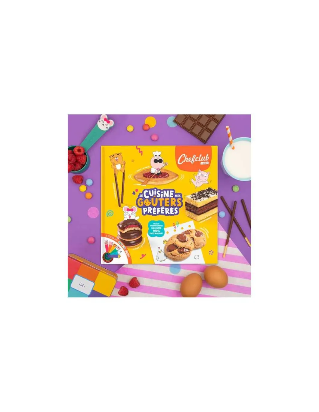 Livre Je cuisine mes goûters préférés - Chefclub Kids