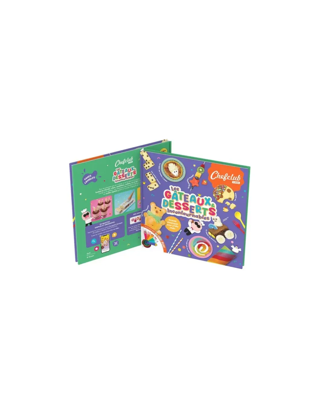 Livre Les gâteaux et desserts incontournables - Chefclub Kids