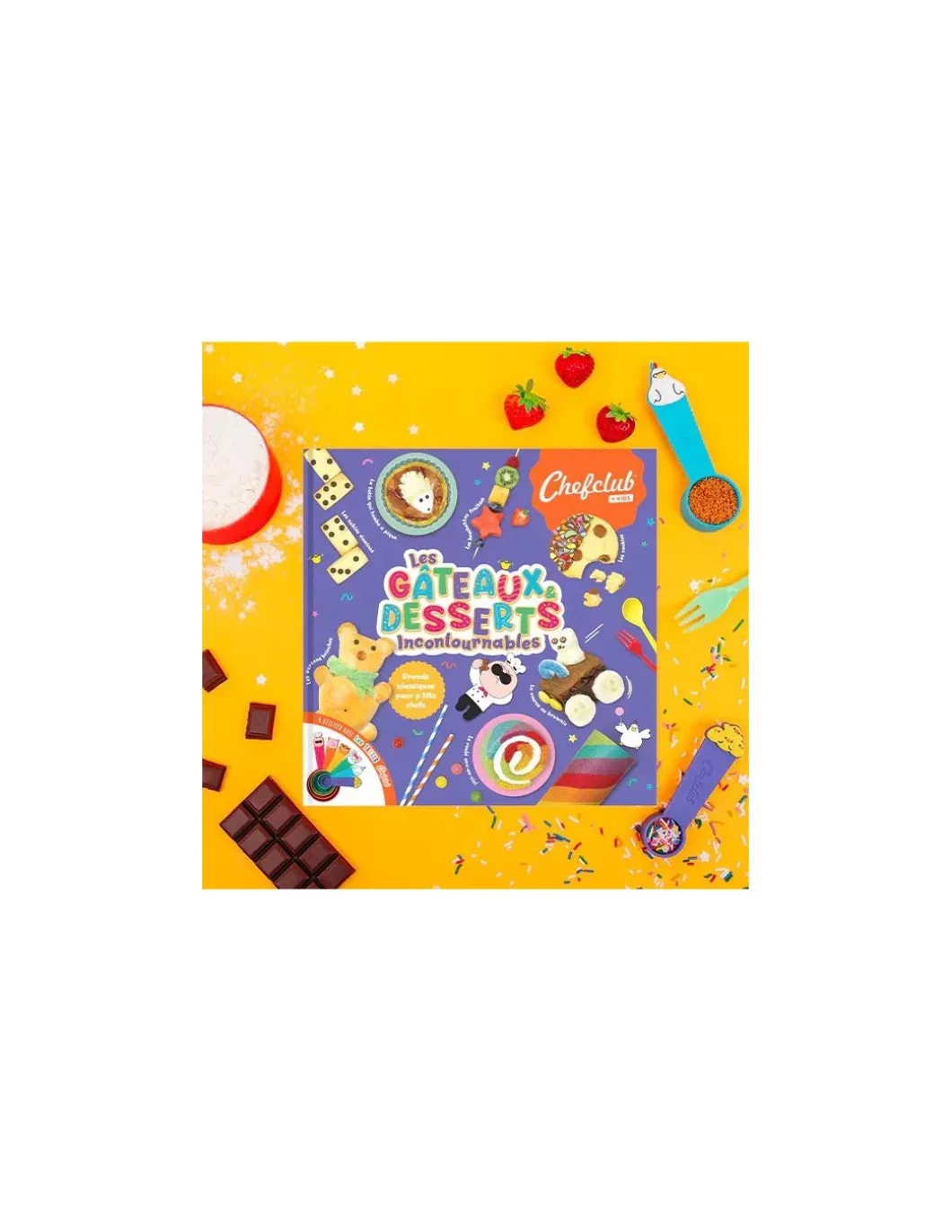 Livre Les gâteaux et desserts incontournables - Chefclub Kids
