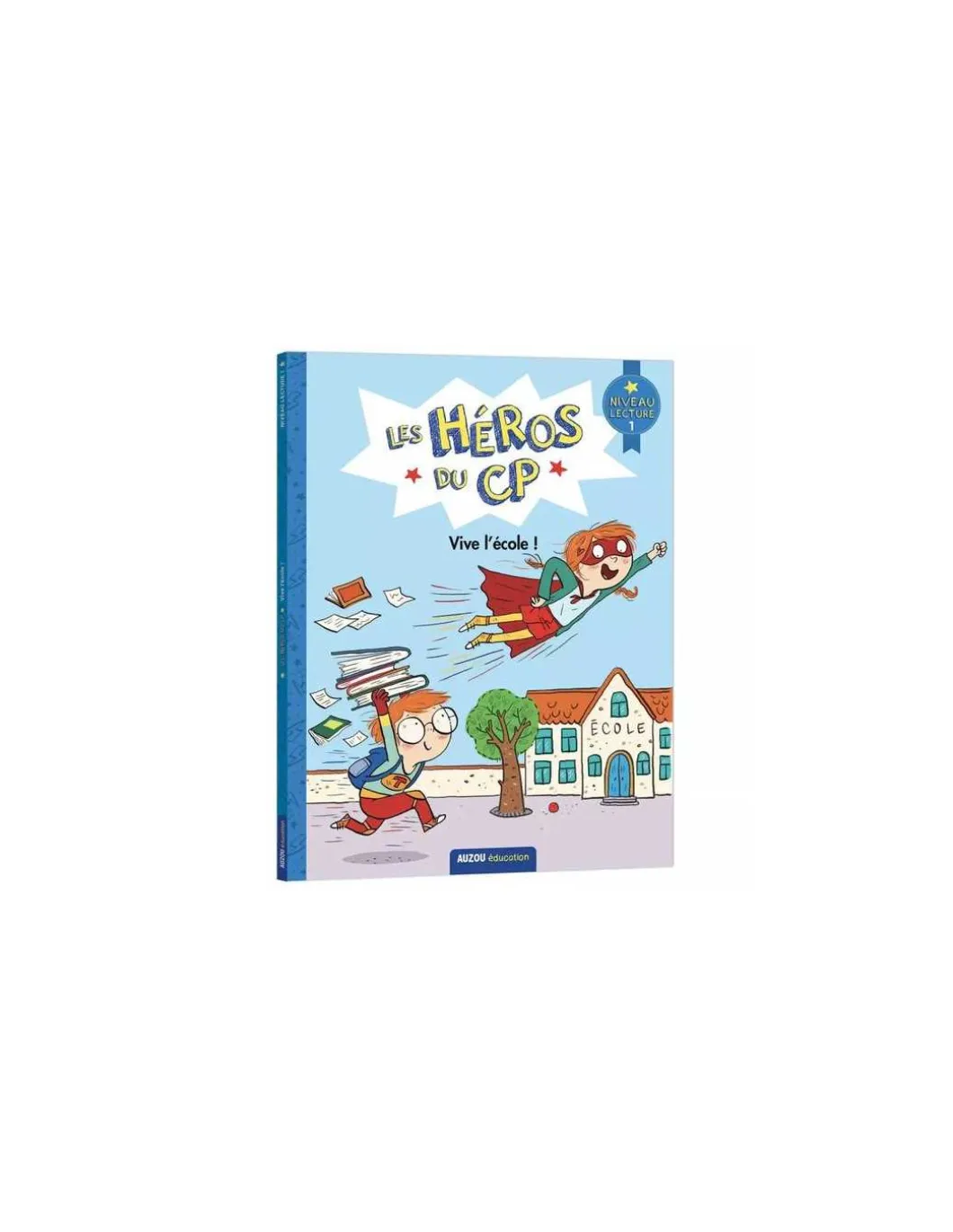 Livre Les Héros du CP niveau 1 - Vive l'école ! - Auzou