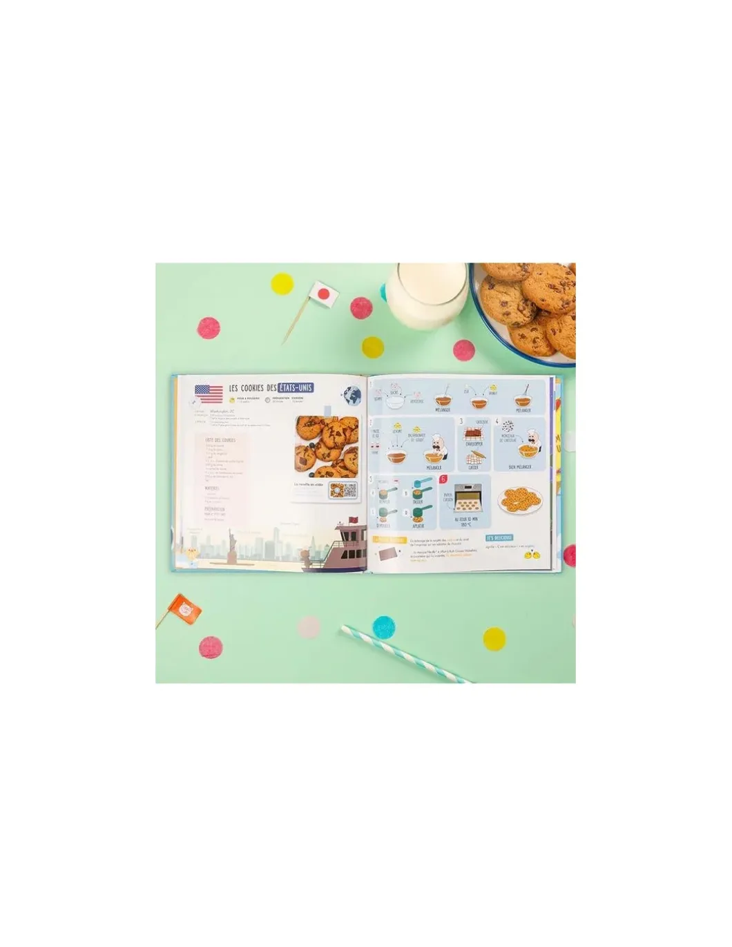 Livre Les Recettes du Monde - Chefclub Kids