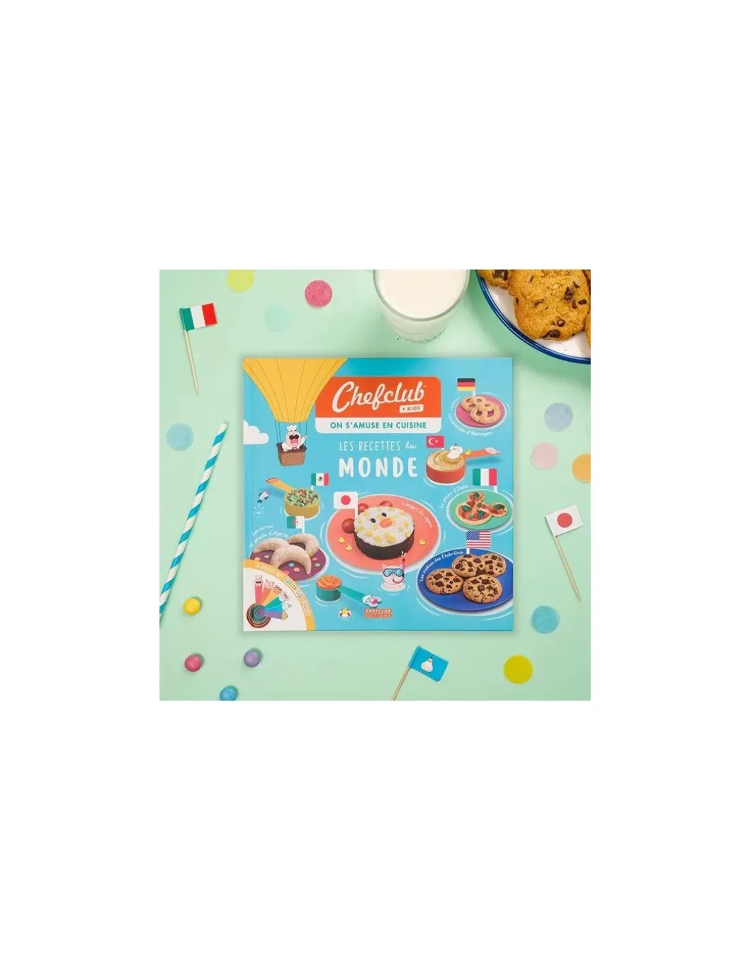 Livre Les Recettes du Monde - Chefclub Kids